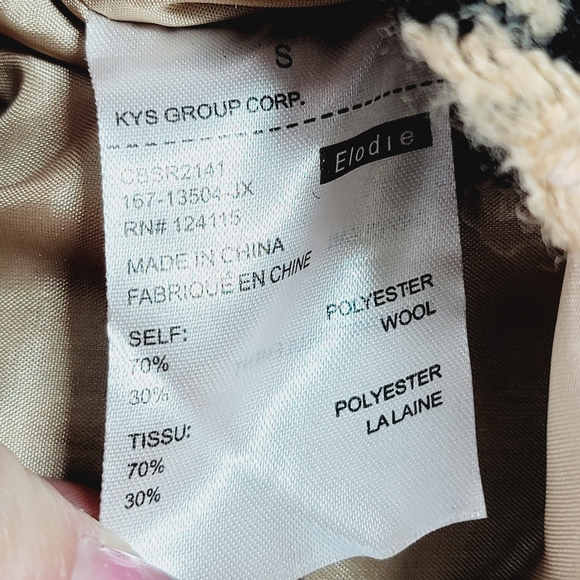 Elodie Houndstooth Mini Skirt Size Small - Picture 6 of 6